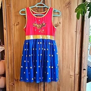 Girls Wonder Woman Dress Size 10/12